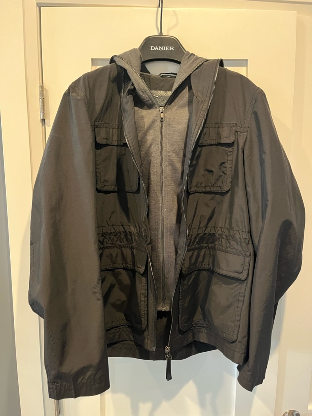 Mackage Men's Black Hooded Field Jacket